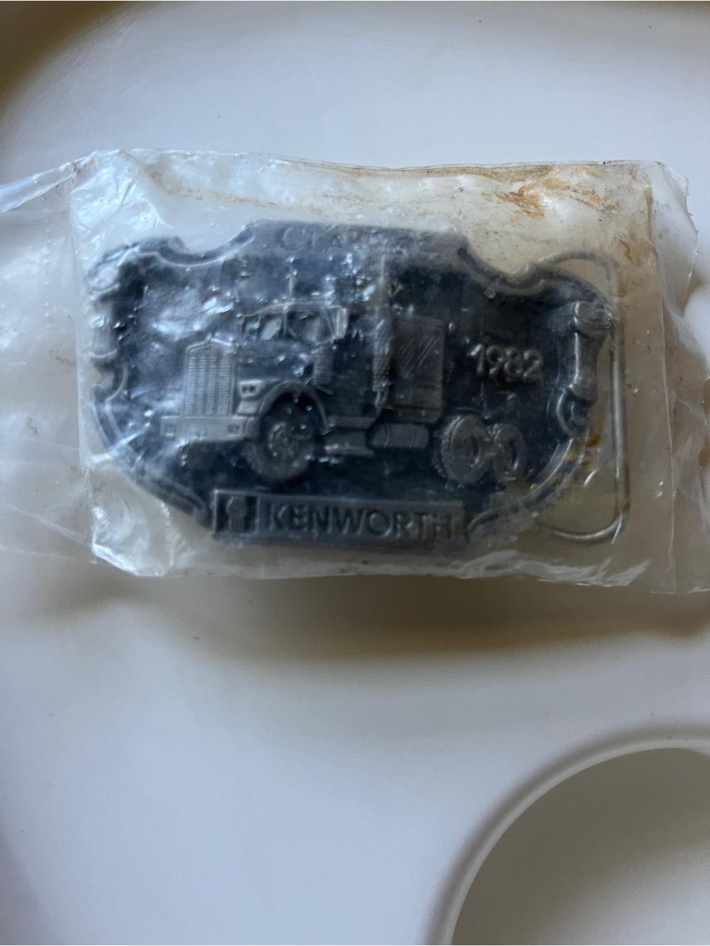 1982 Kenworth belt buckle